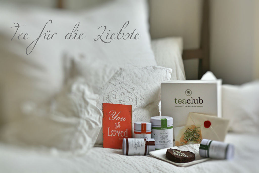 Tee zum Valentinstag