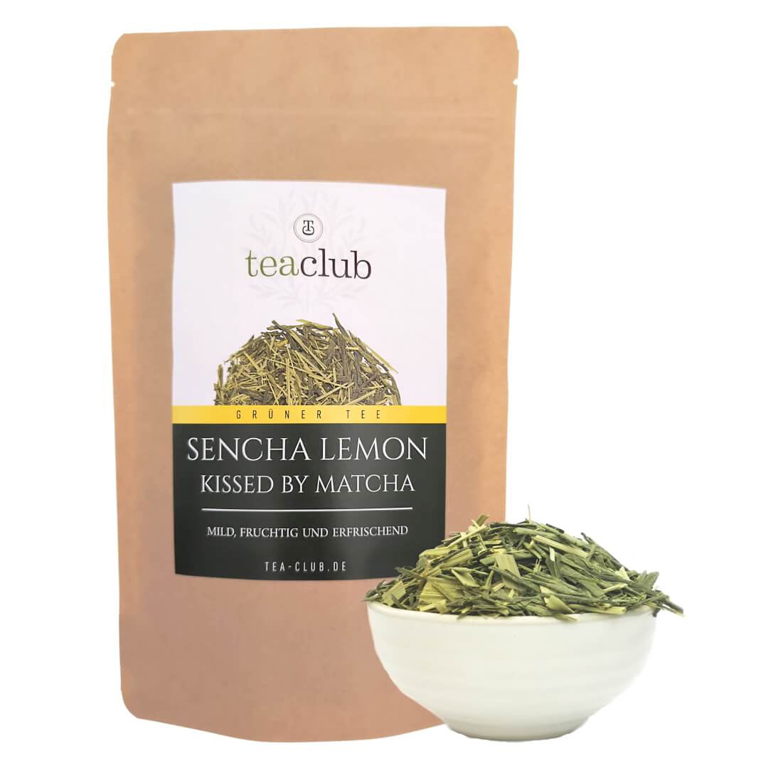 Grüner Tee Sencha Lemon mit Matcha