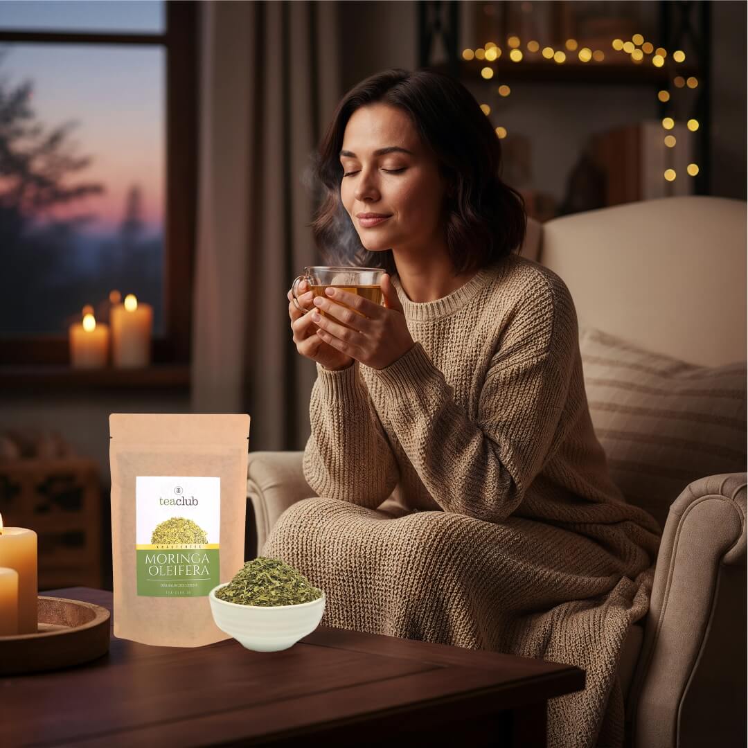Moringa Tee trinken