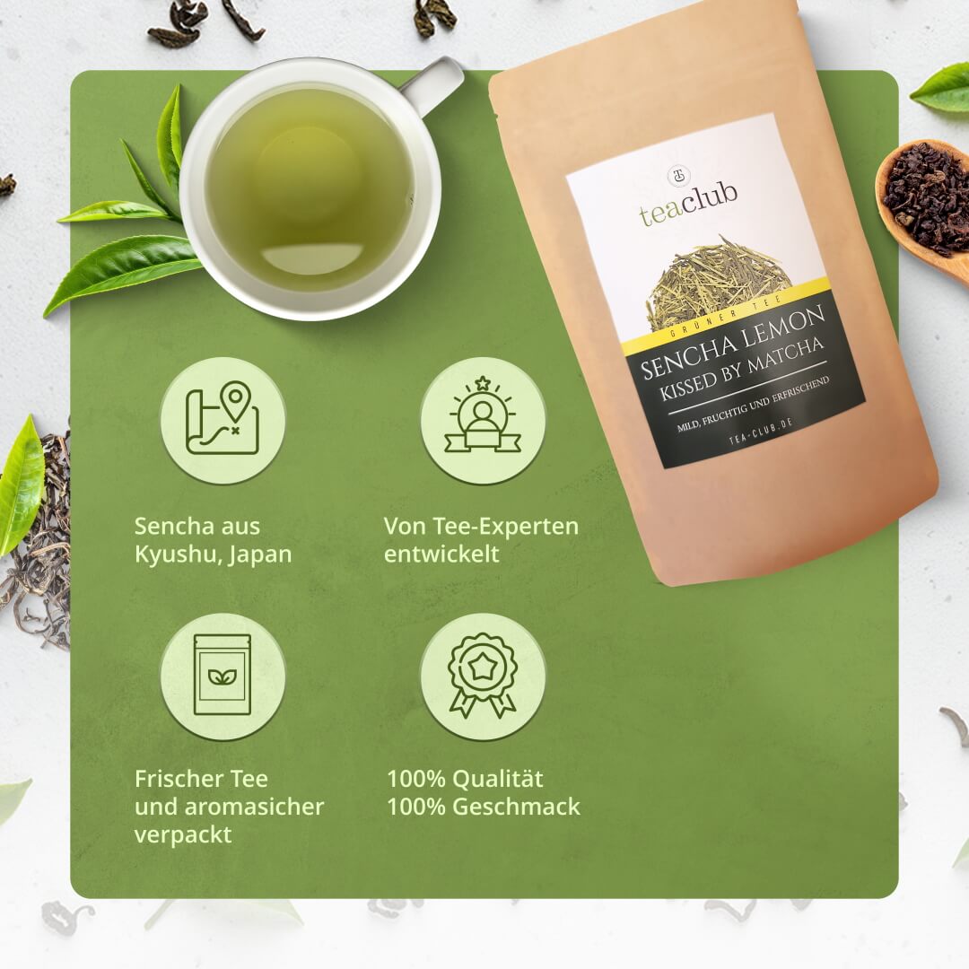 TeaClub Sencha Lemon mit Matcha