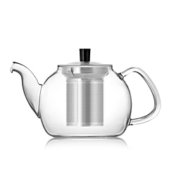 Glas Teekanne mit Teesieb von Samadoyo