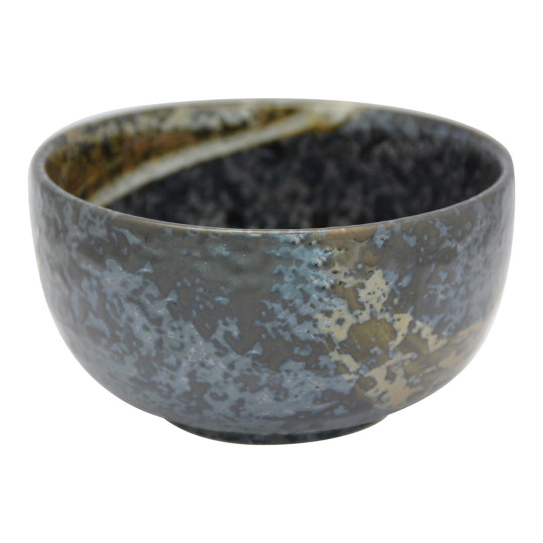 Japan Matcha Schale Schwarz Grau