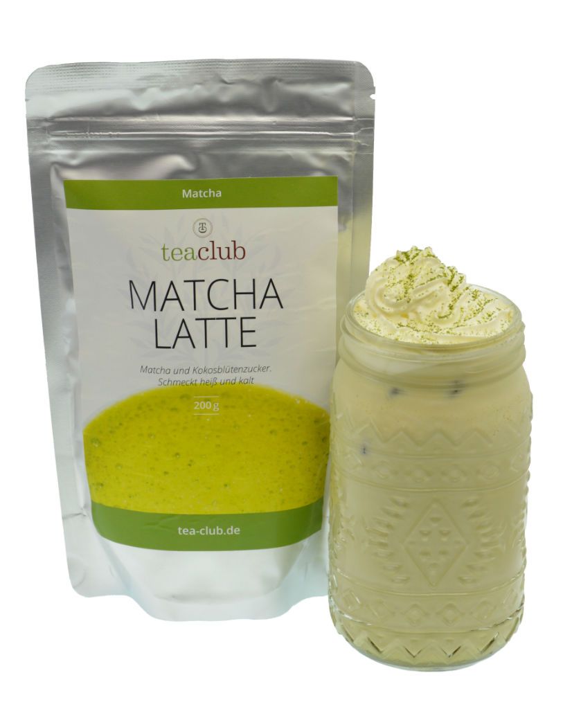 Matcha Latte Zubereitung