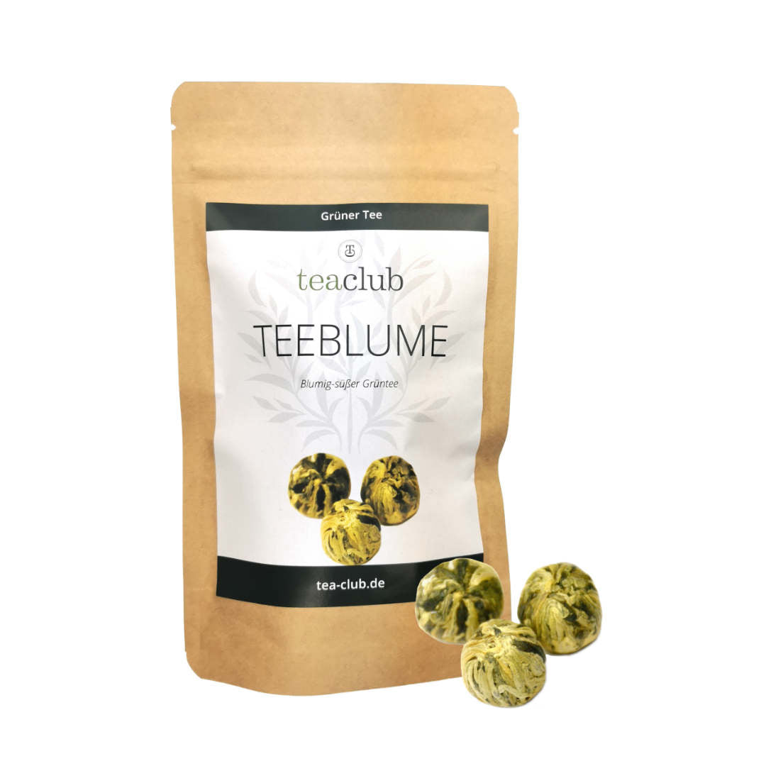 Teeblume aus Grüner Tee