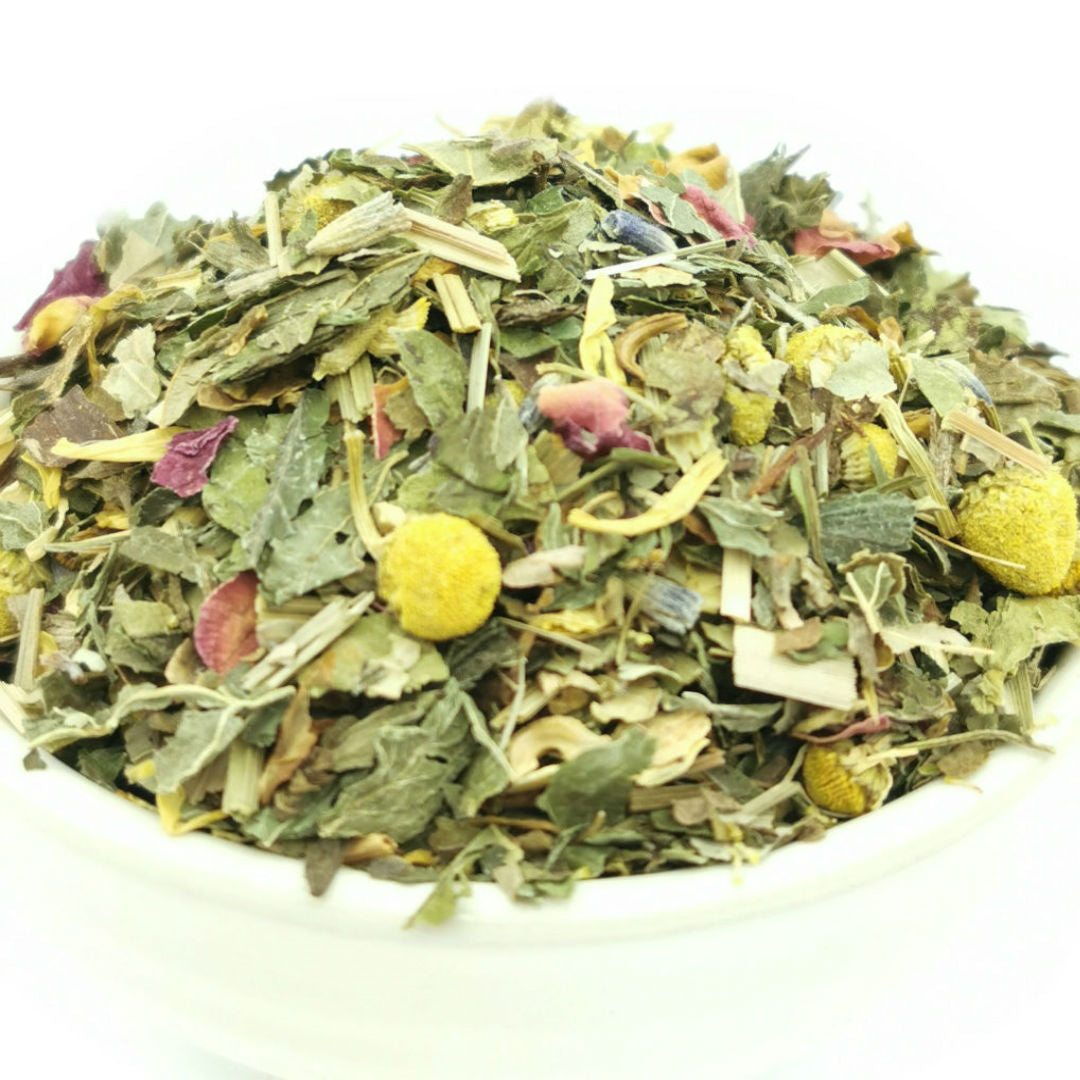 Total Relax Kräutertee mit Kamille Melisse Minze Brombeerblätter und Lavendel