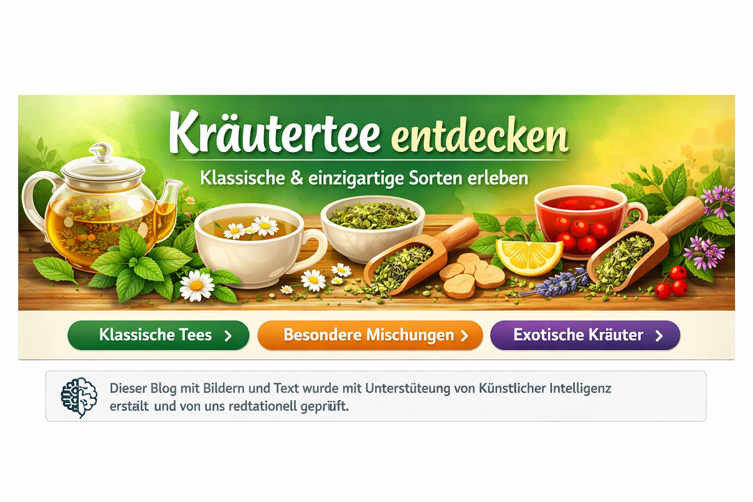 Kräutertee entdecken: Von klassisch bis außergewöhnlich