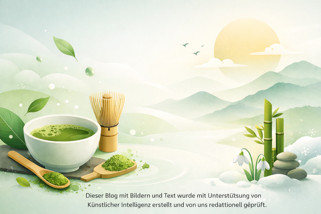 Mit Matcha-Grüntee frisch ins neue Jahr starten