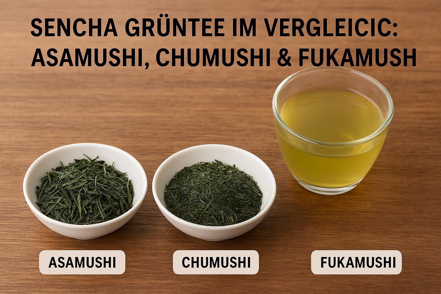 Sencha Grüntee im Vergleich