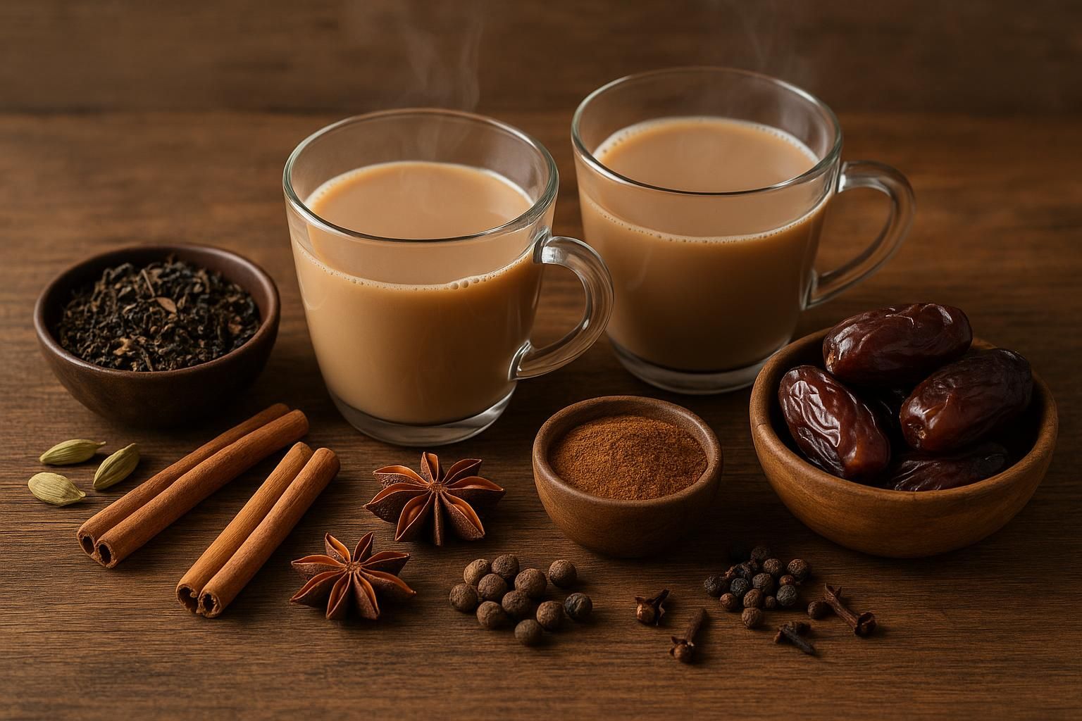 Chai Tee kaufen: Masala Chai, Chai Latte & Datteltee