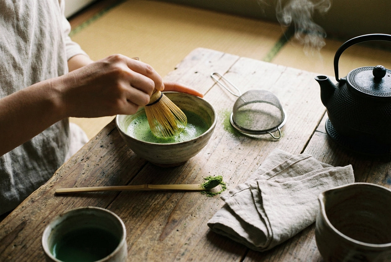 Matcha Tee zubereiten