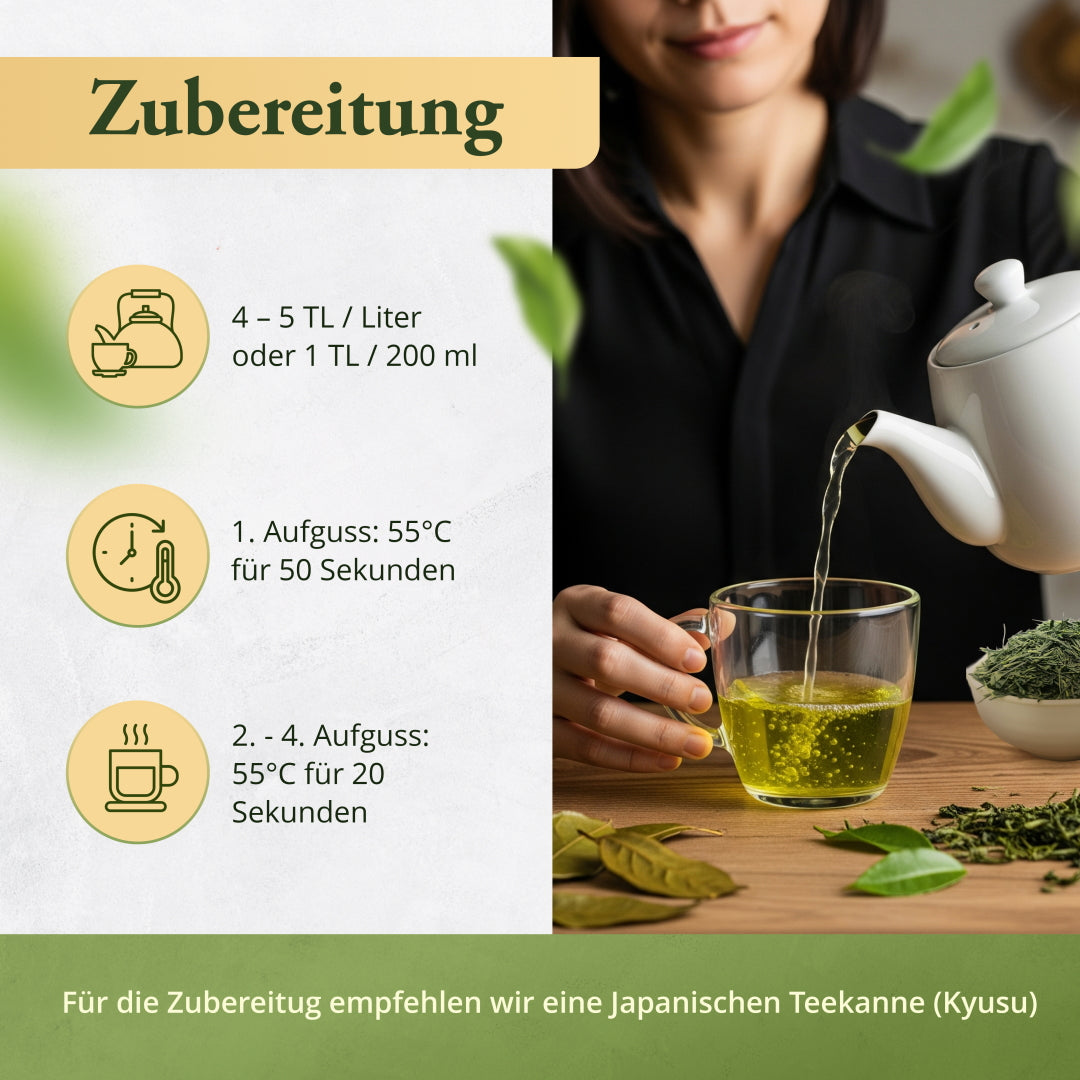 Gyokuro Amaterasu Zubereitung