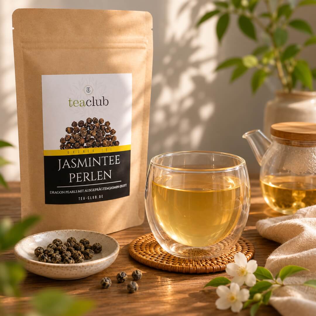 Jasmintee Perlen Zubereitung
