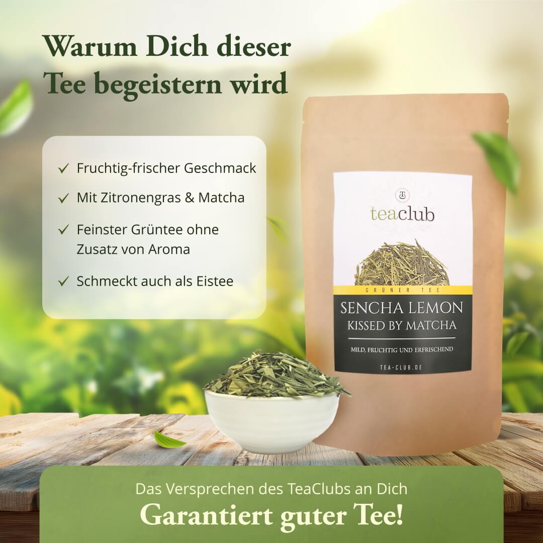 Sencha Lemon mit Matcha und Zitronengras
